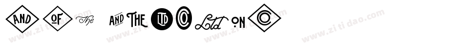 Big Carlson字体转换
